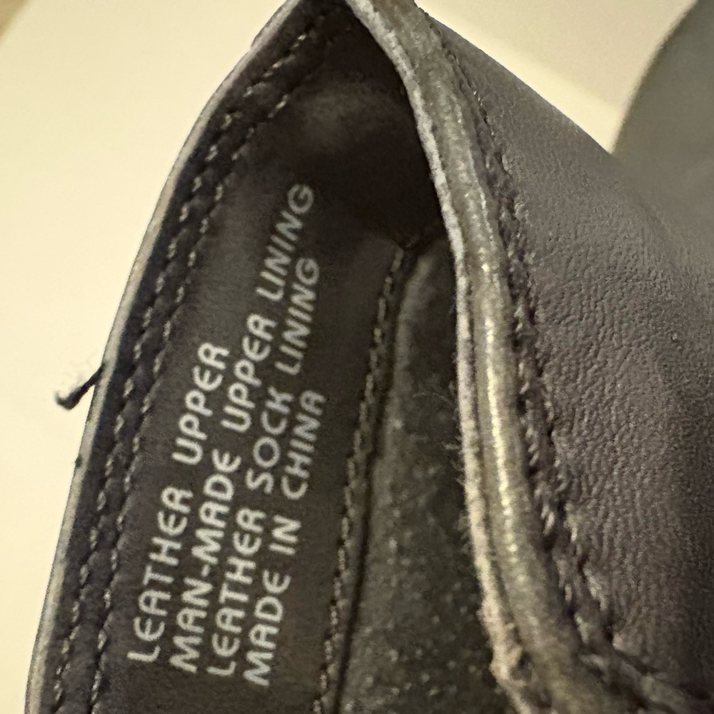 Earth Charcoal Gray Leather Ankle Boots Womens Comfort Zip Buckle Low Heel Sz 9 - Picture 7 of 8